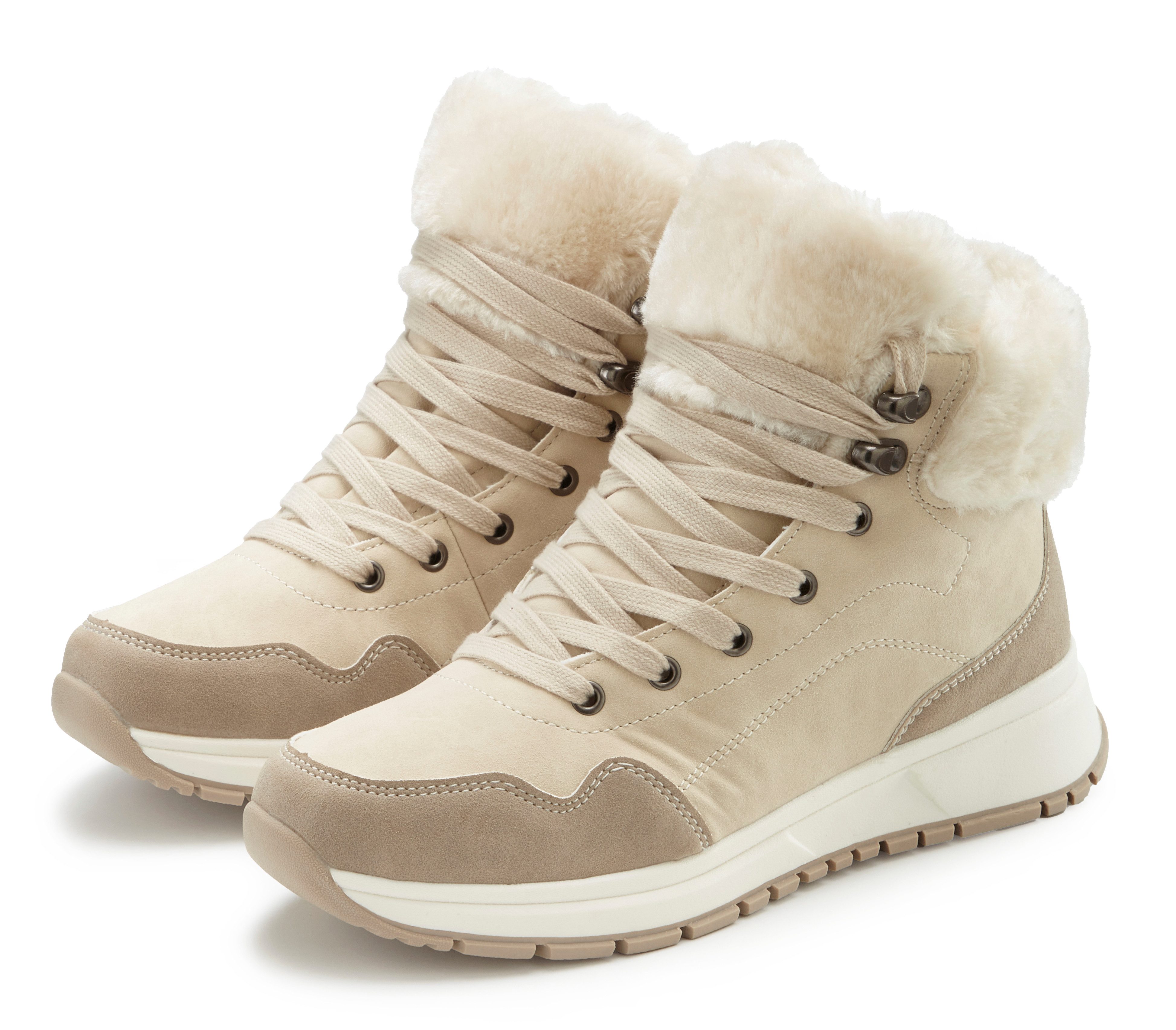 LASCANA High Top Sneaker, Schnürschuh, Boots, günstig online kaufen