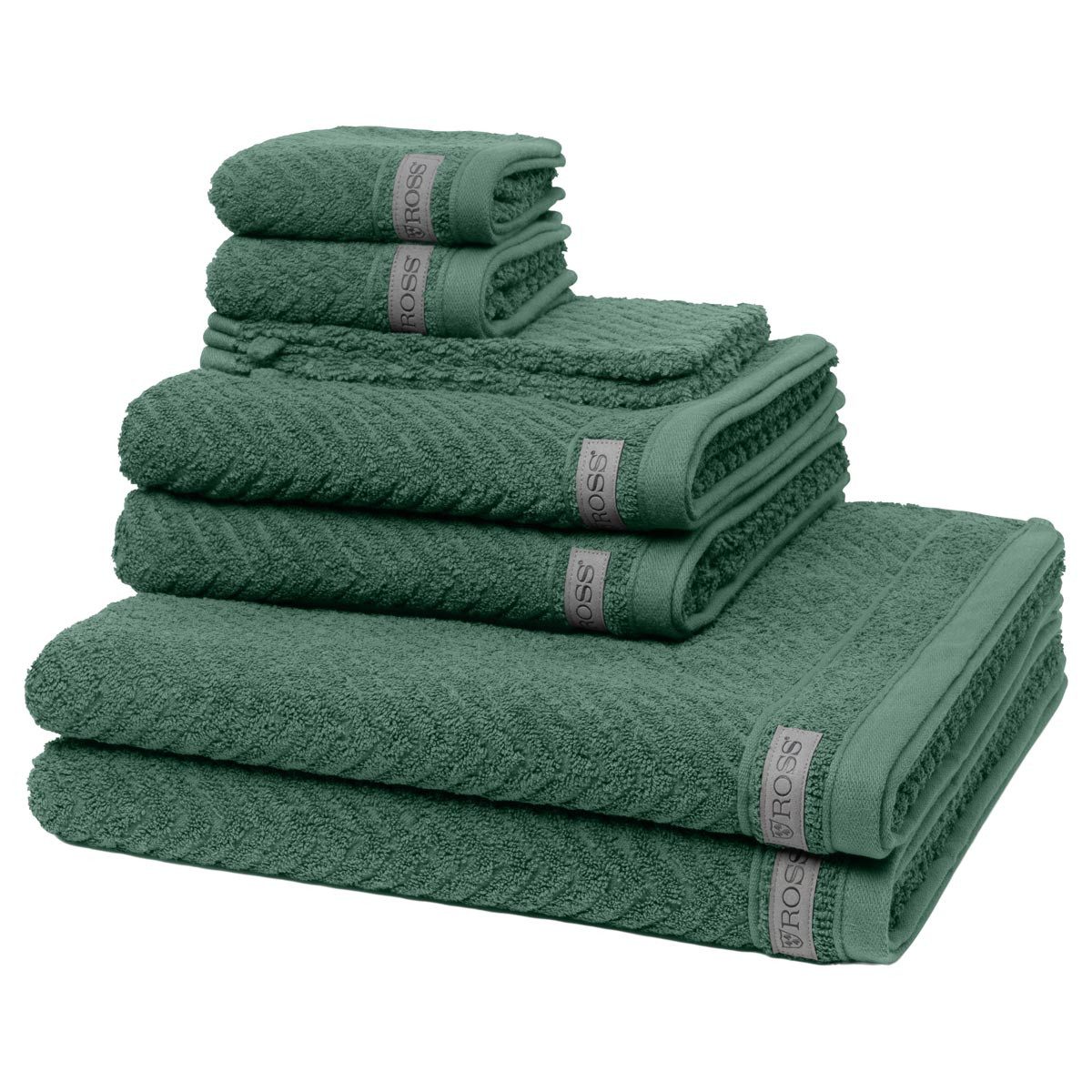ROSS Handtuch Set Smart, Frottee (Spar-Set, 8-St), 2 X Wasch- 2 X Gäste- 2 günstig online kaufen
