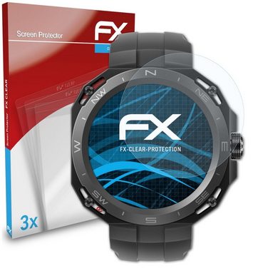 atFoliX Schutzfolie Displayschutz für Huawei Watch GT Cyber, (3 Folien), Ultraklar und hartbeschichtet