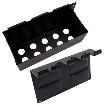 Set magnetische Ablage Magnetschale + Werkzeughalter Schraubendreher Wandhalterung, (2-tlg., Werkzeugleiste, Werkzeugablage, starker Magnet)