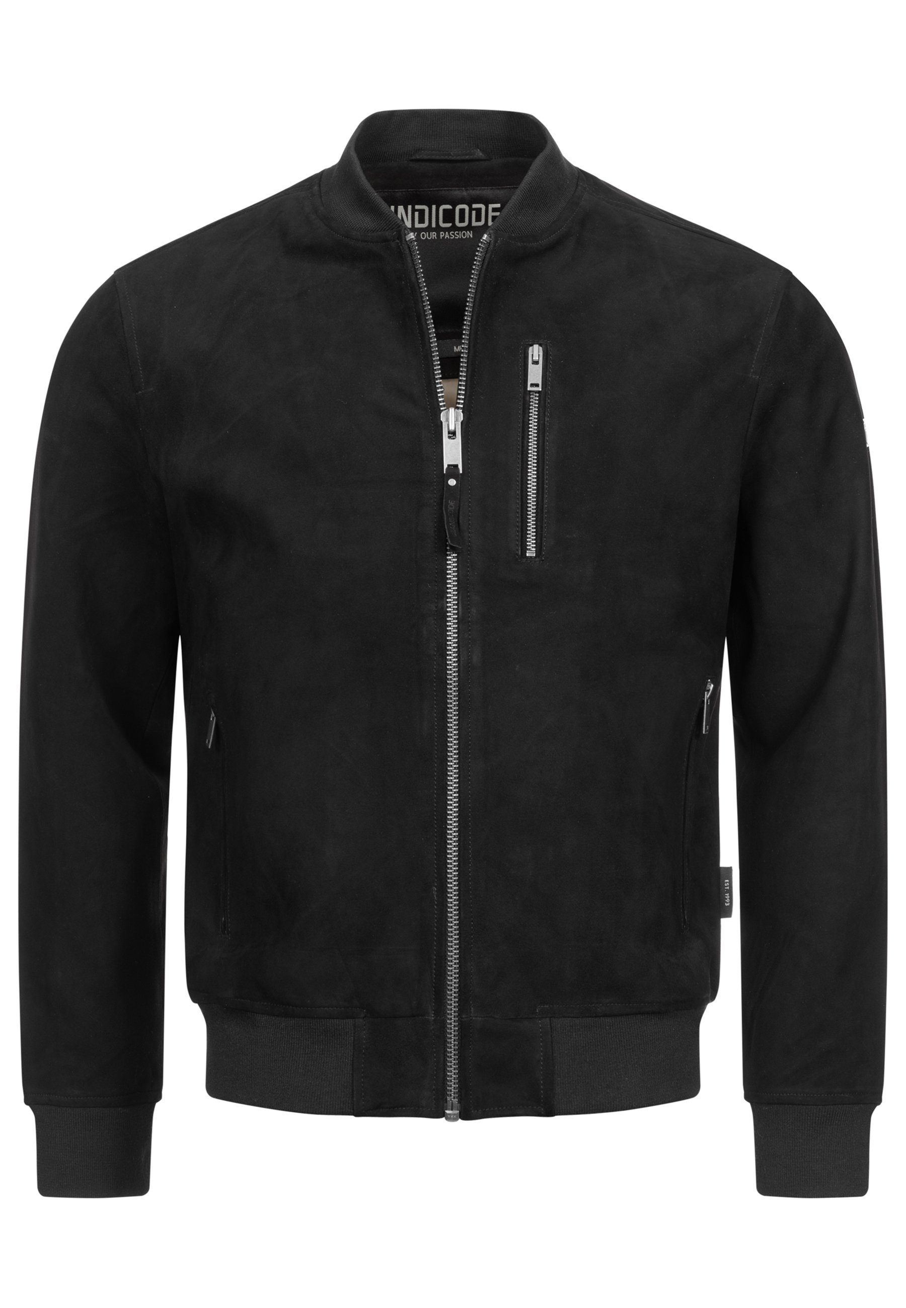 Indicode Sommerjacke Captain aus echtem Ziegenleder günstig online kaufen