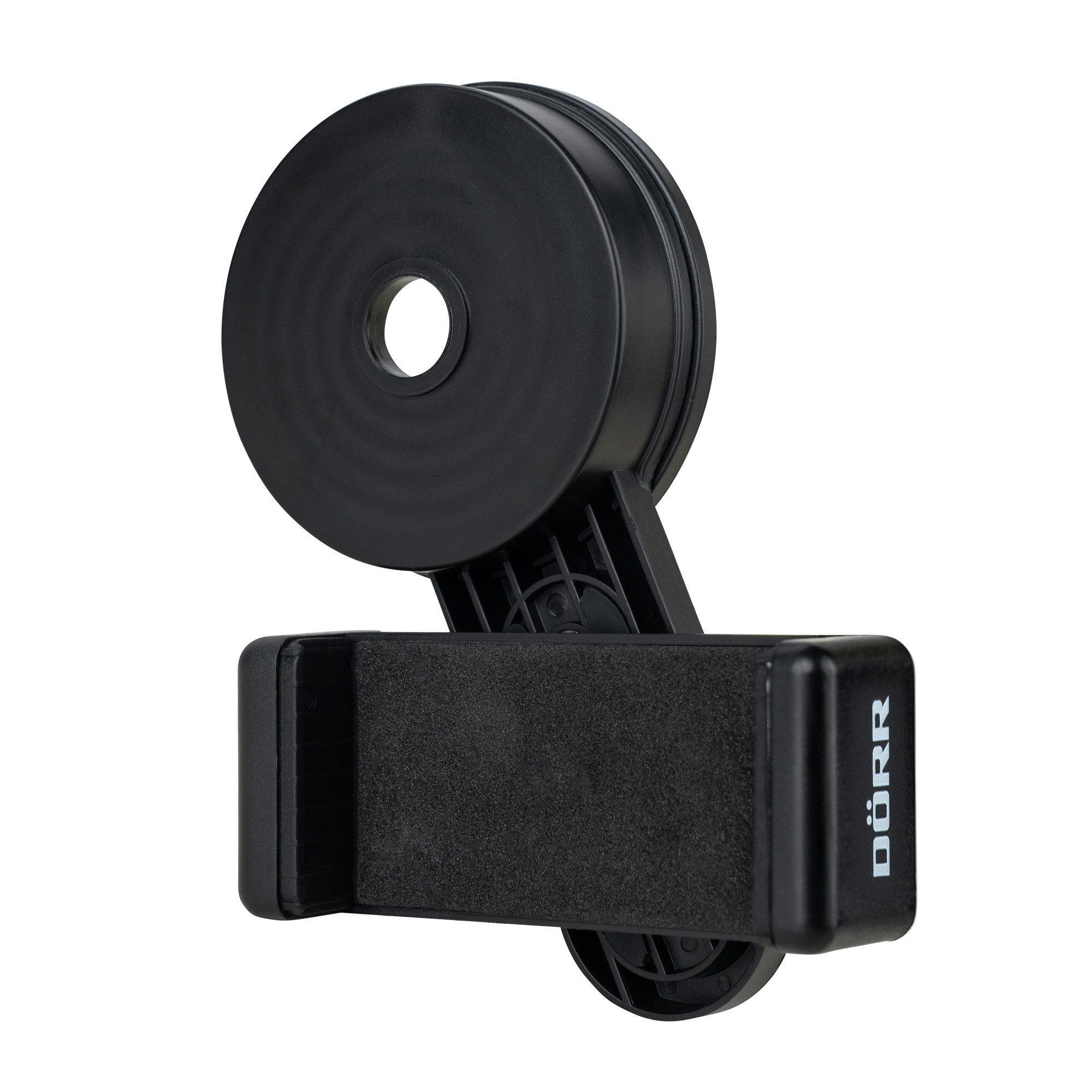 Dörr Handyhalterung für Spektive, Ferngläser & Teleskope, Fotoadapter Spektiv (Smartphone Fotoadapter für Naturfotografie, Jäger & Sportschützen)