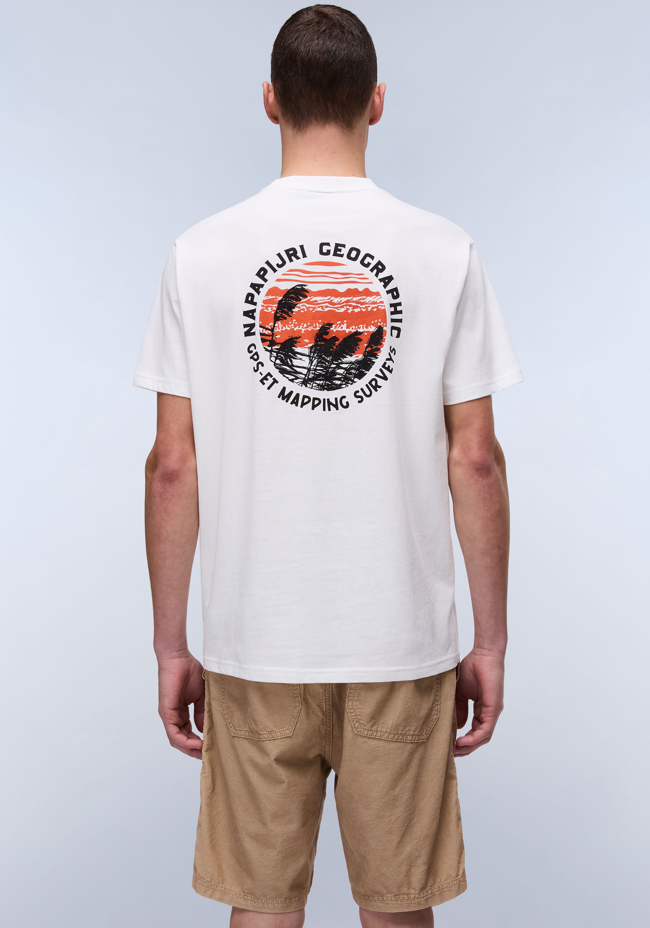 Napapijri Kurzarmshirt S-VIGNONI BACK SS Mit Rundhalsausschnitt günstig online kaufen