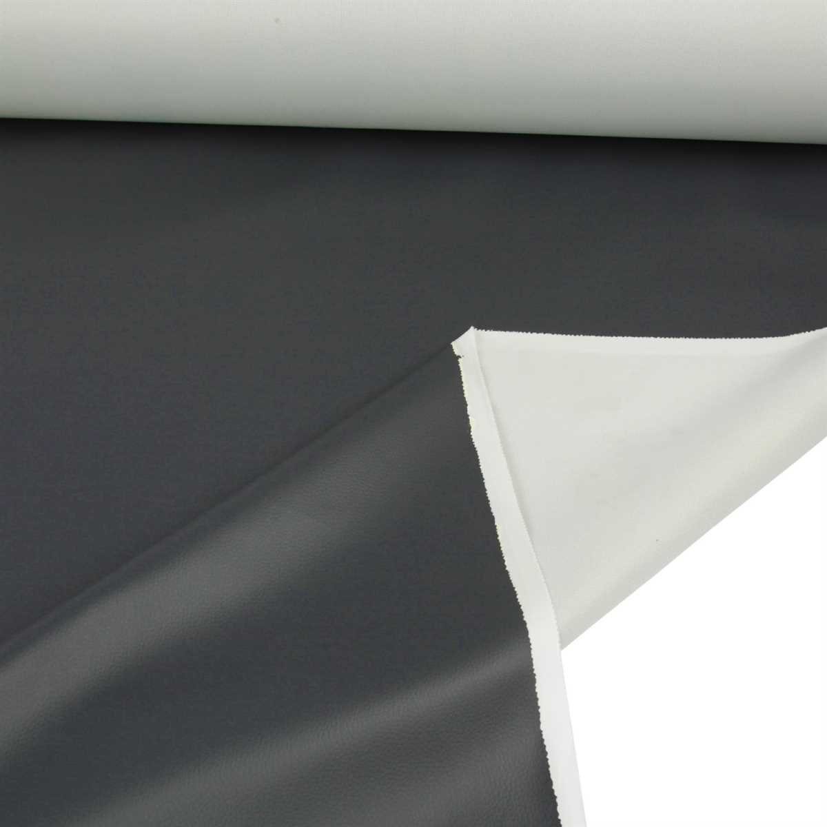 Bestlivings Stoff Meterware Lederstoff, Kunstleder 145cm breit Polsterstoff Möbelstoff zum Nähen und Beziehen