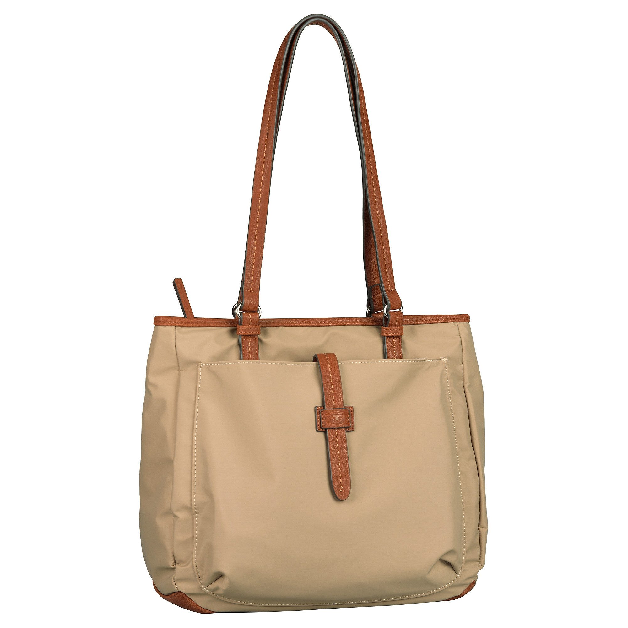 TOM TAILOR Umhängetasche Shopper Reva BEIGE günstig online kaufen