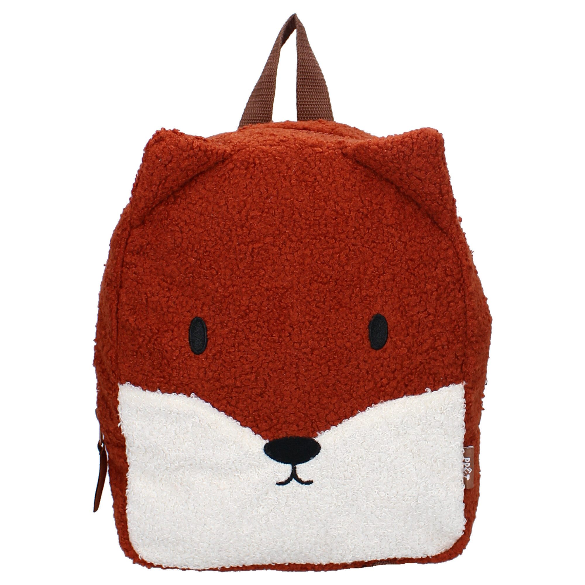 Vadobag Kinderrucksack Prêt Rucksack Kinder – Forest Fables Fuchs-Rucksack mit Teddy-Stoff