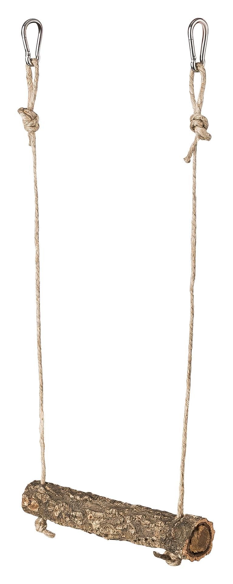 Kork-Deko.de Vogelspielplatz Naturkork-Ast als Vogelschaukel, 20 cm lang, Ø 2,5–5 cm, zum Sitzen, Spielen & Knabbern
