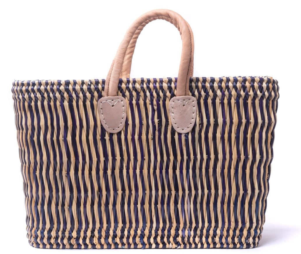 El Puente Einkaufskorb Souk-Tasche "Zebra", Handmade, Handmade