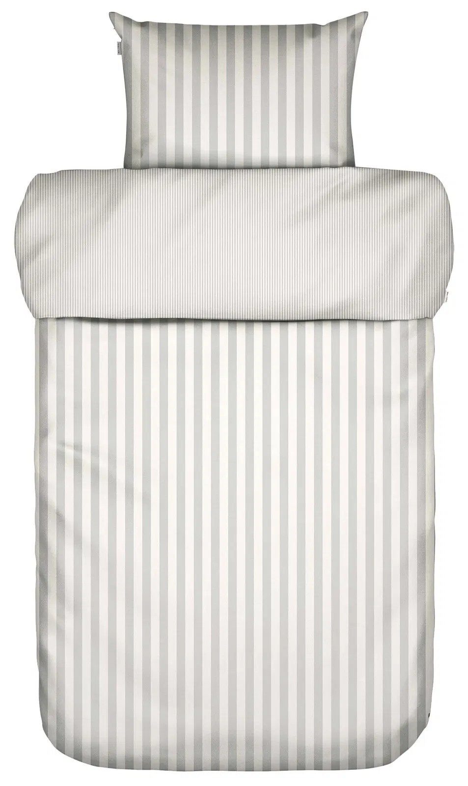 Marc O'Polo Home Bettwäsche Classic Stripe 135 x 200 cm, Oatmeal, Satin, 2 teilig