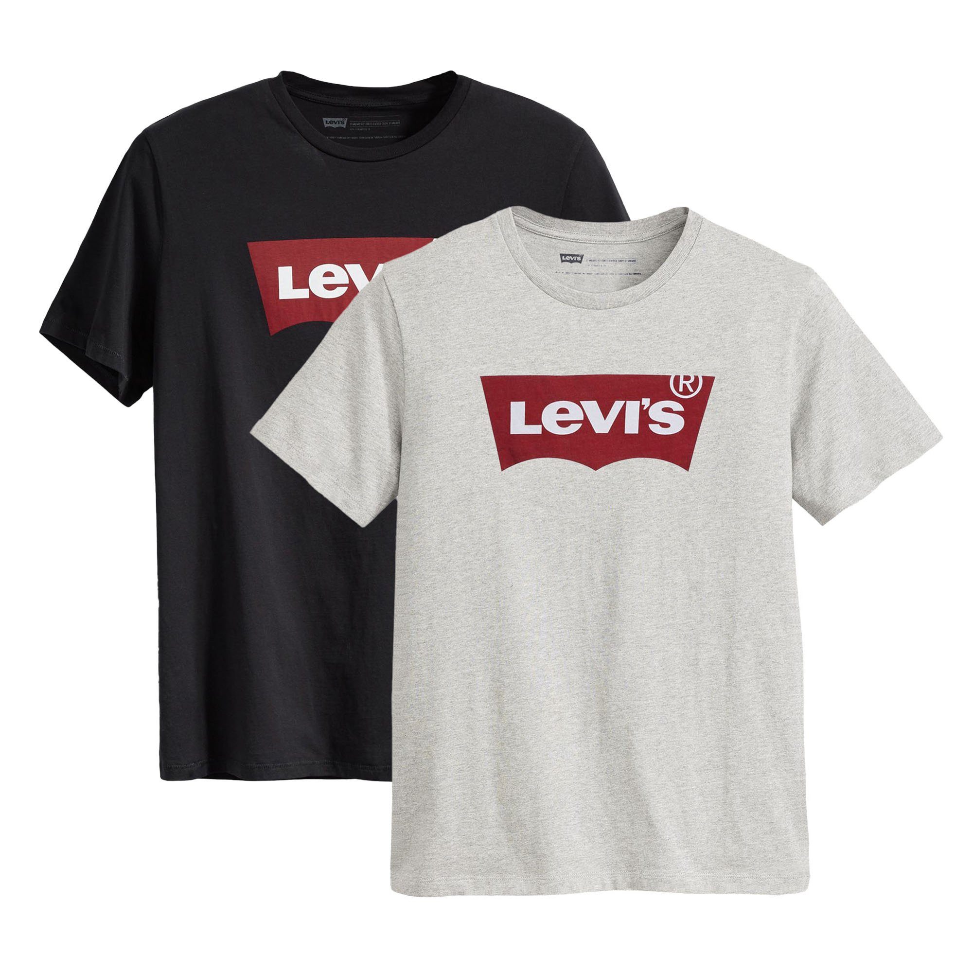 Levi's® T-Shirt Herren T-Shirt 2er Pack Baumwolle (Packung, 2er Pack)