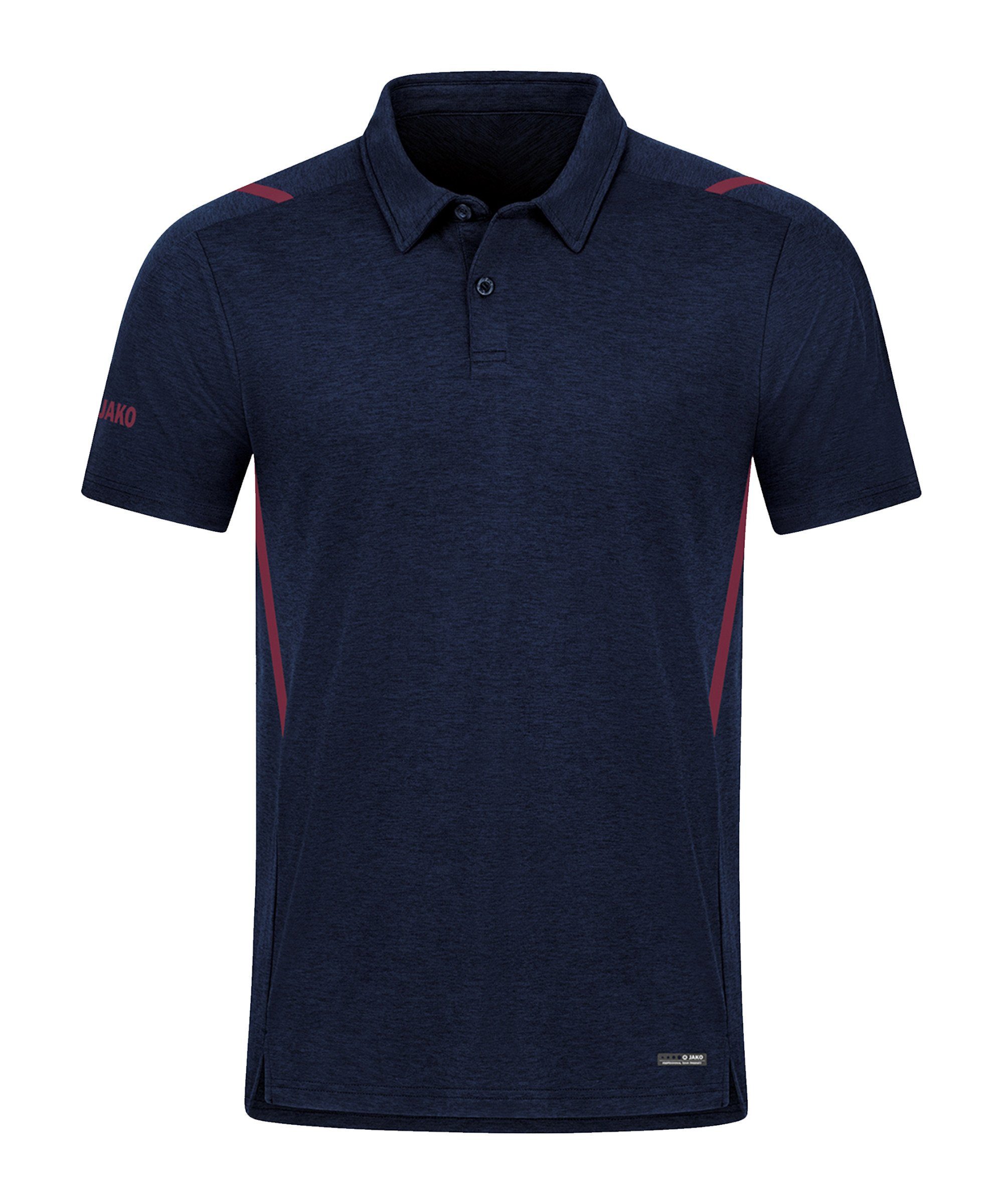 T-Shirt default Polo Challenge blaurot Jako