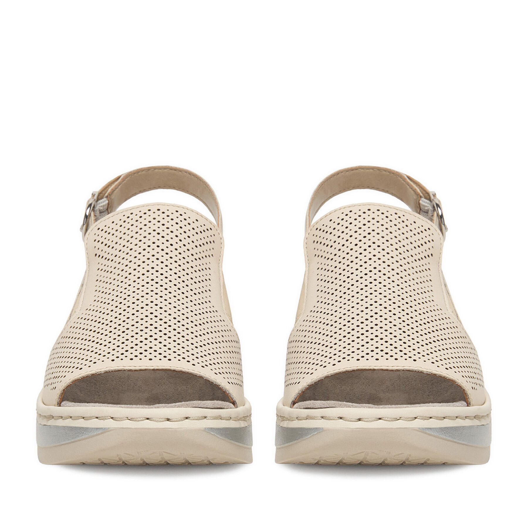 Rieker Rieker Damen-Sandalen Creme V5951-60 Sandale