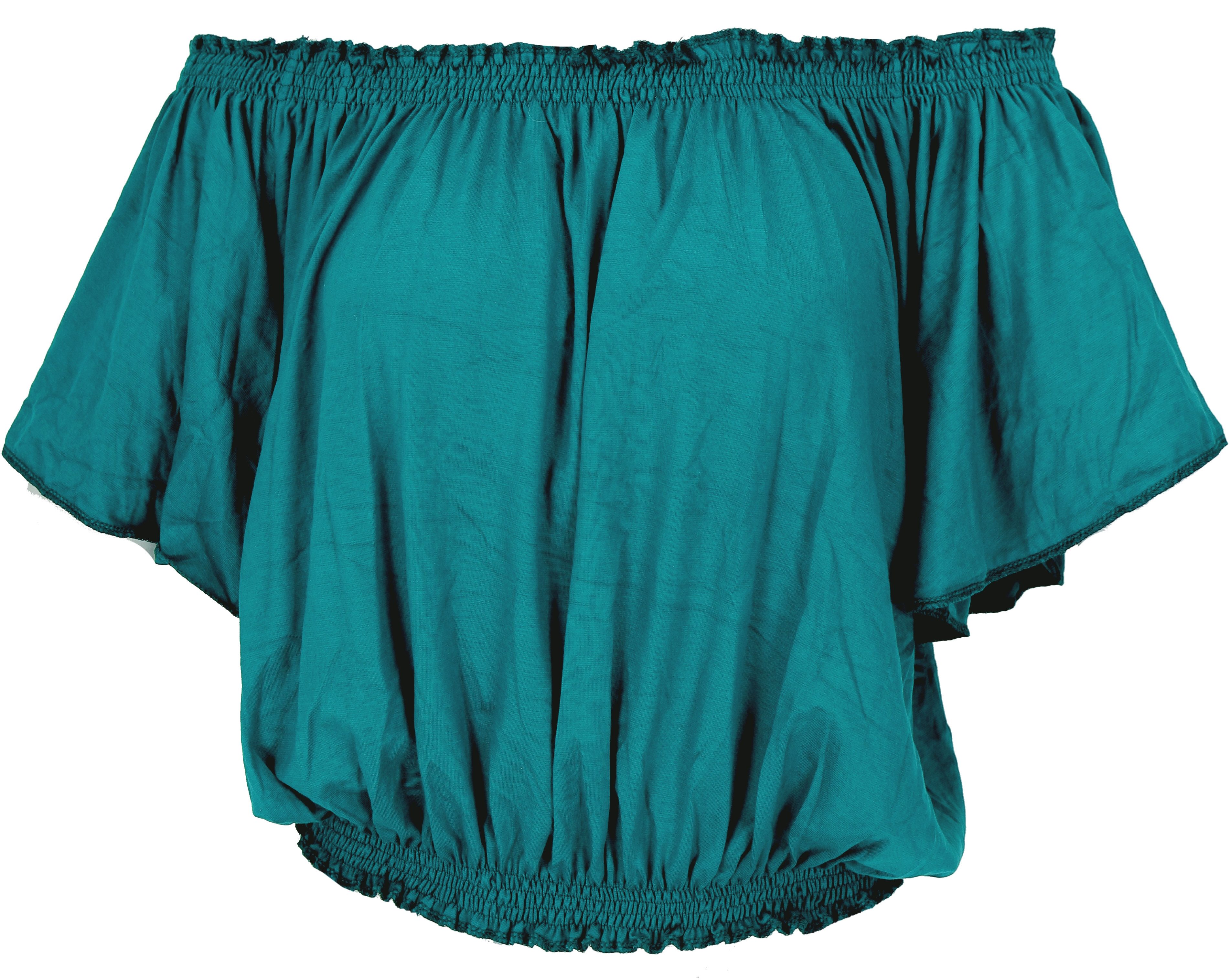 Guru-Shop T-Shirt Schulterfreies Top, Carmen Shirt günstig online kaufen