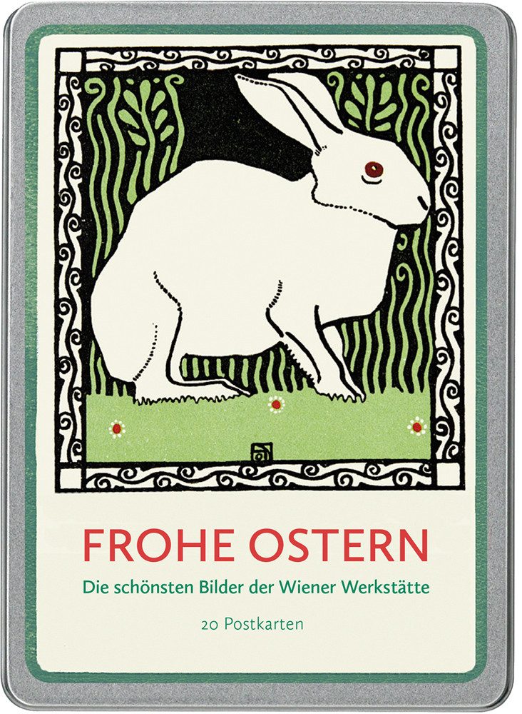 Papermoon Postkarte Frohe Ostern!: Die schönsten Bilder der Wiener Werkstätte