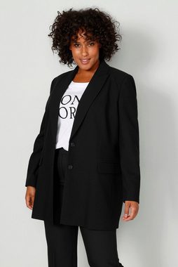 Angel of Style Blusenblazer Blazer Revers Langarm Komplettfutter