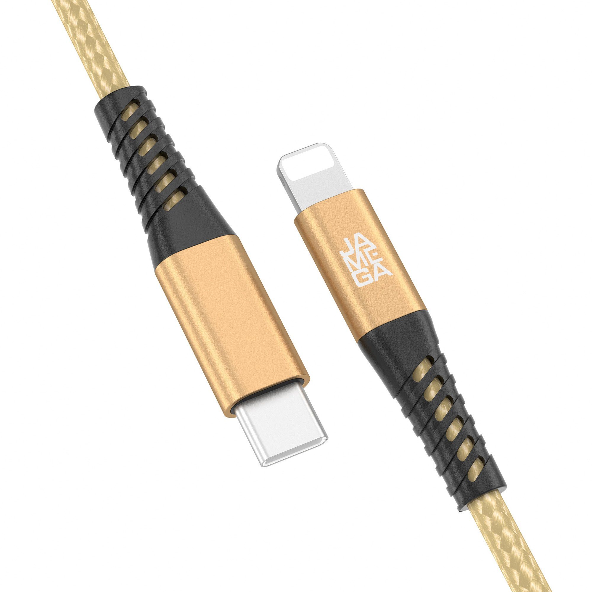 JAMEGA USB-C zu Iphone Kabel 480M 60W - verschiedene Farben - 0,5m - 3m USB-Kabel, USB Typ C, 8-Pin Stecker - kompatibel mit Iphone (300 cm)