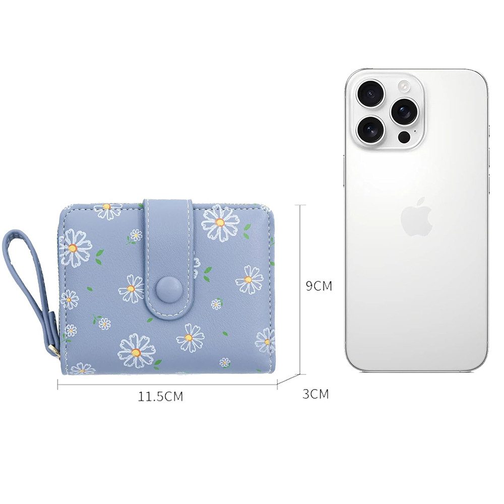 Coonoor Geldbörse Damen Geldbörse,Portemonnaie, Mini Geldbeutel mit Zipper günstig online kaufen