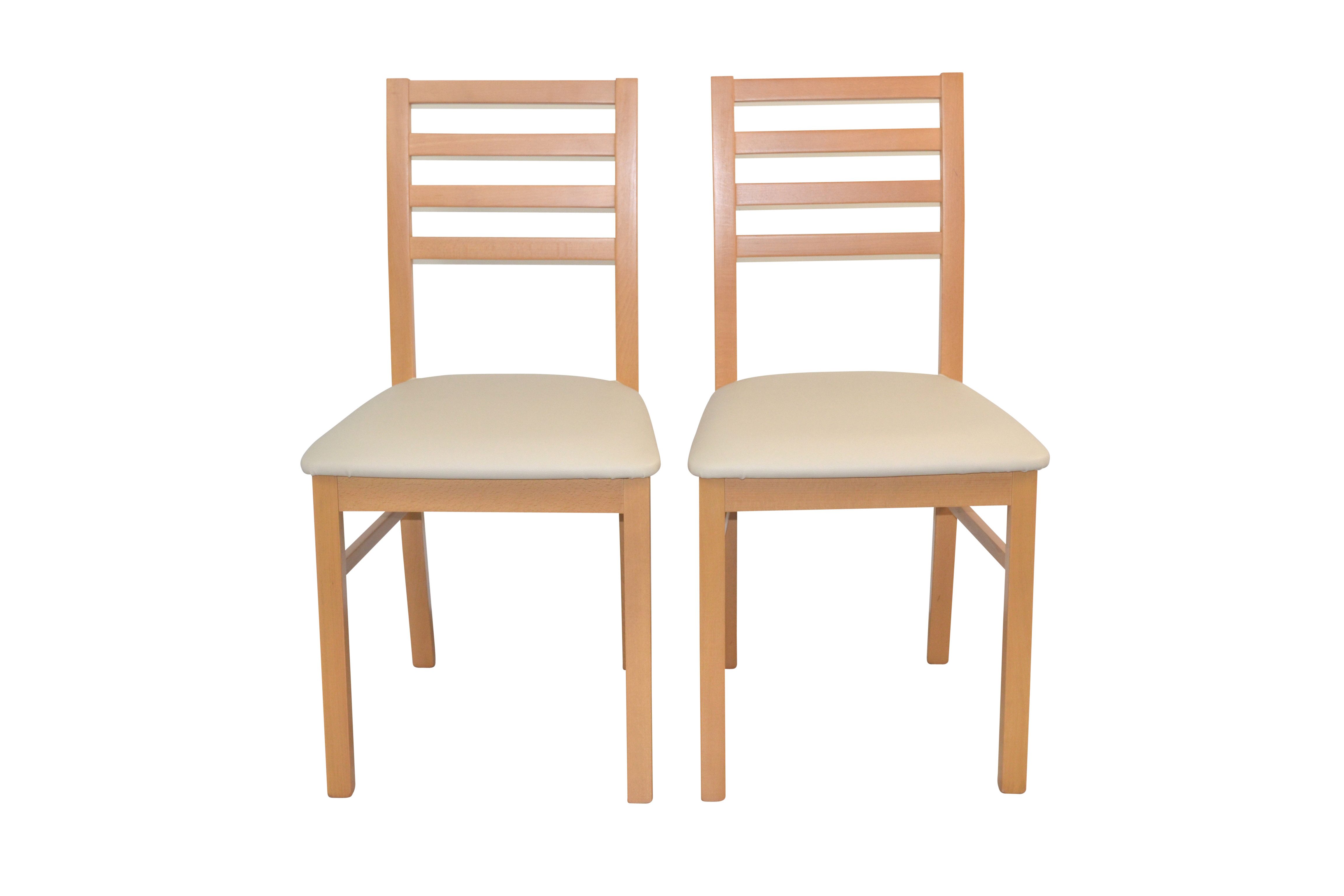 moebel-direkt-online Esszimmerstuhl Massivholzstühle in buchefarben oder weiß und je in drei Farben