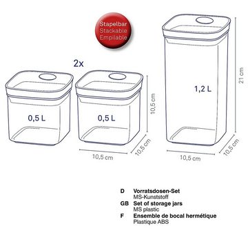 kela Vorratsdose Jule, MS-Kunststoff, luftdicht, stapelbar, BPA-frei