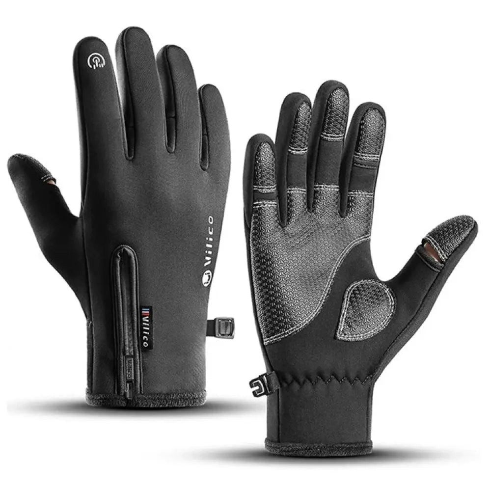 Multisporthandschuhe Winterhandschuhe Touchscreen, klappbar, warm & winddicht, rutschfest