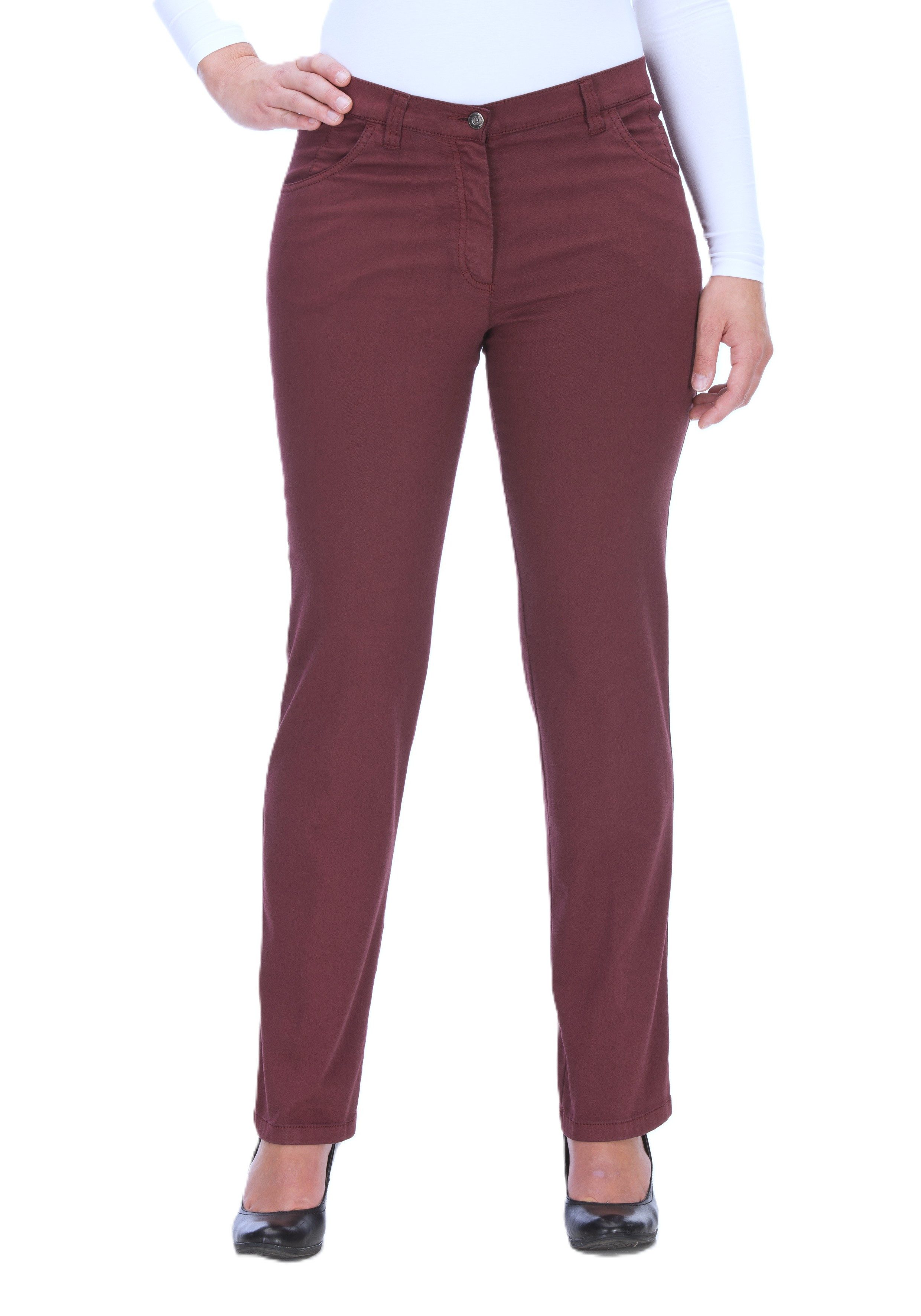 KjBRAND Stretch-Jeans KJ BRAND BETTY bordeaux 24618 6244.724 - Super Stretch