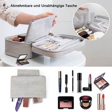 Coonoor Kosmetiktasche Große Kulturbeutel wasserdichte für Reise Make-up Taschen für Damen, mit Abnehmbare kleine Tasche