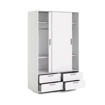 ebuy24 Kleiderschrank Line Kleiderschrank Schiebetürenschrank mit 2 Türe