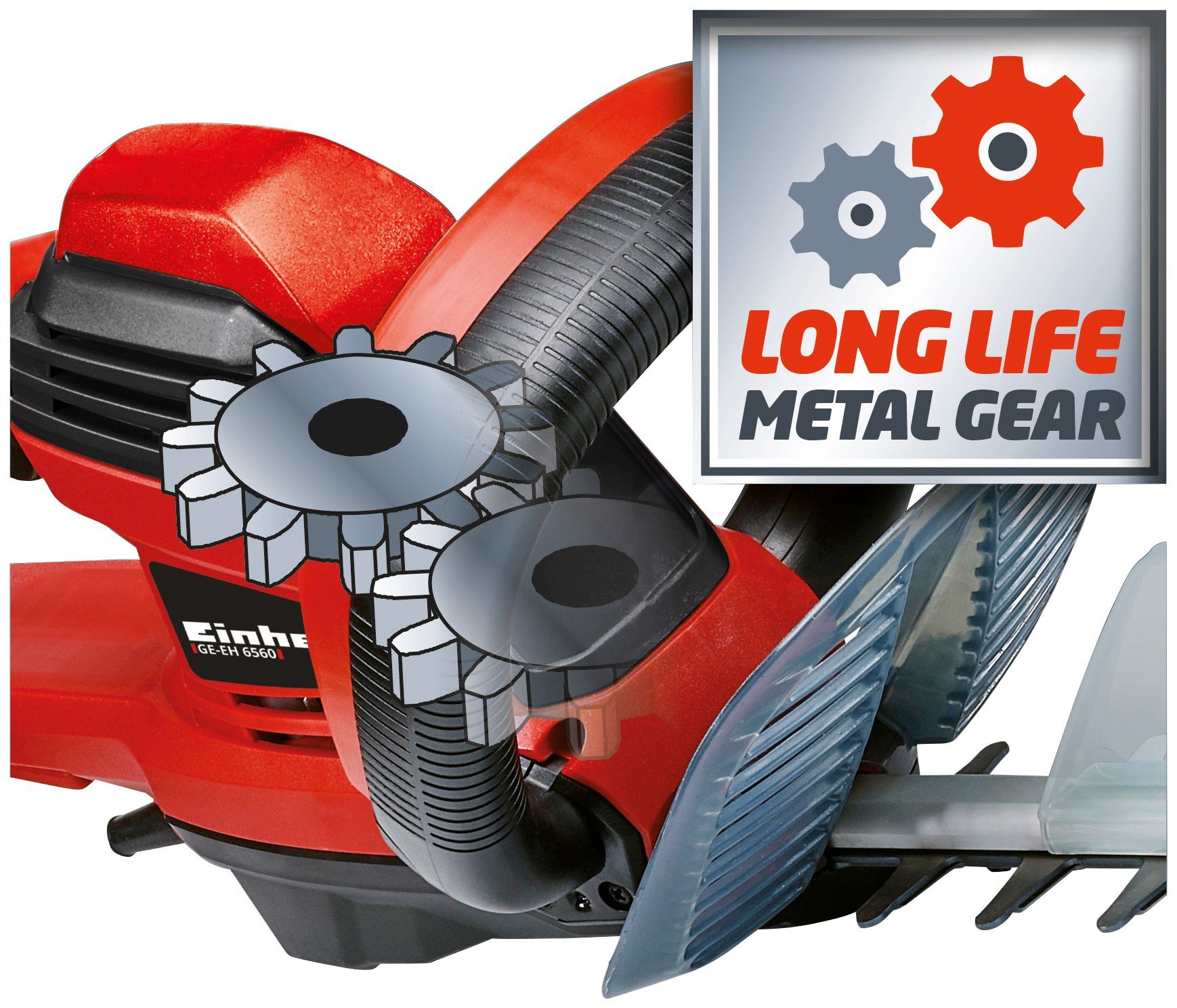 Einhell Elektro-Heckenschere GE-EH 6560, 60 cm Schnittlänge
