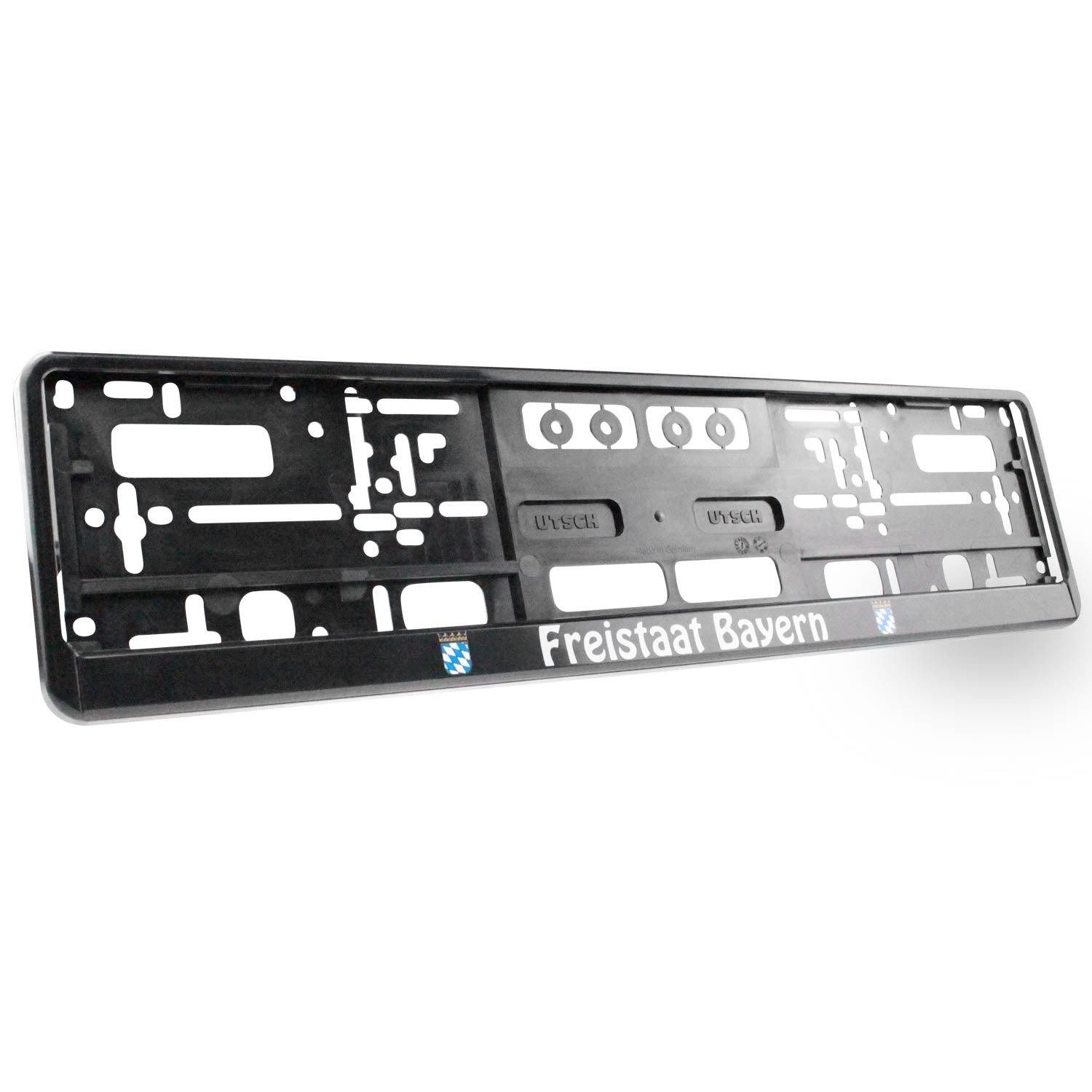 Bavariashop Kennzeichenhalter Kennzeichenhalter "Freistaat Bayern"