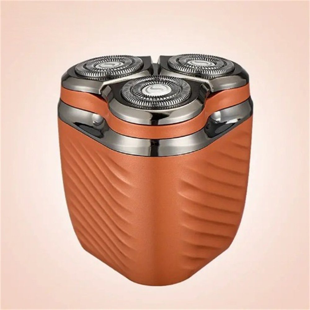 wiederaufladbar Rasiermesser Farbe Upgrade-Mini-Elektrorasierer Männer, TUABUR orange tragbar und für