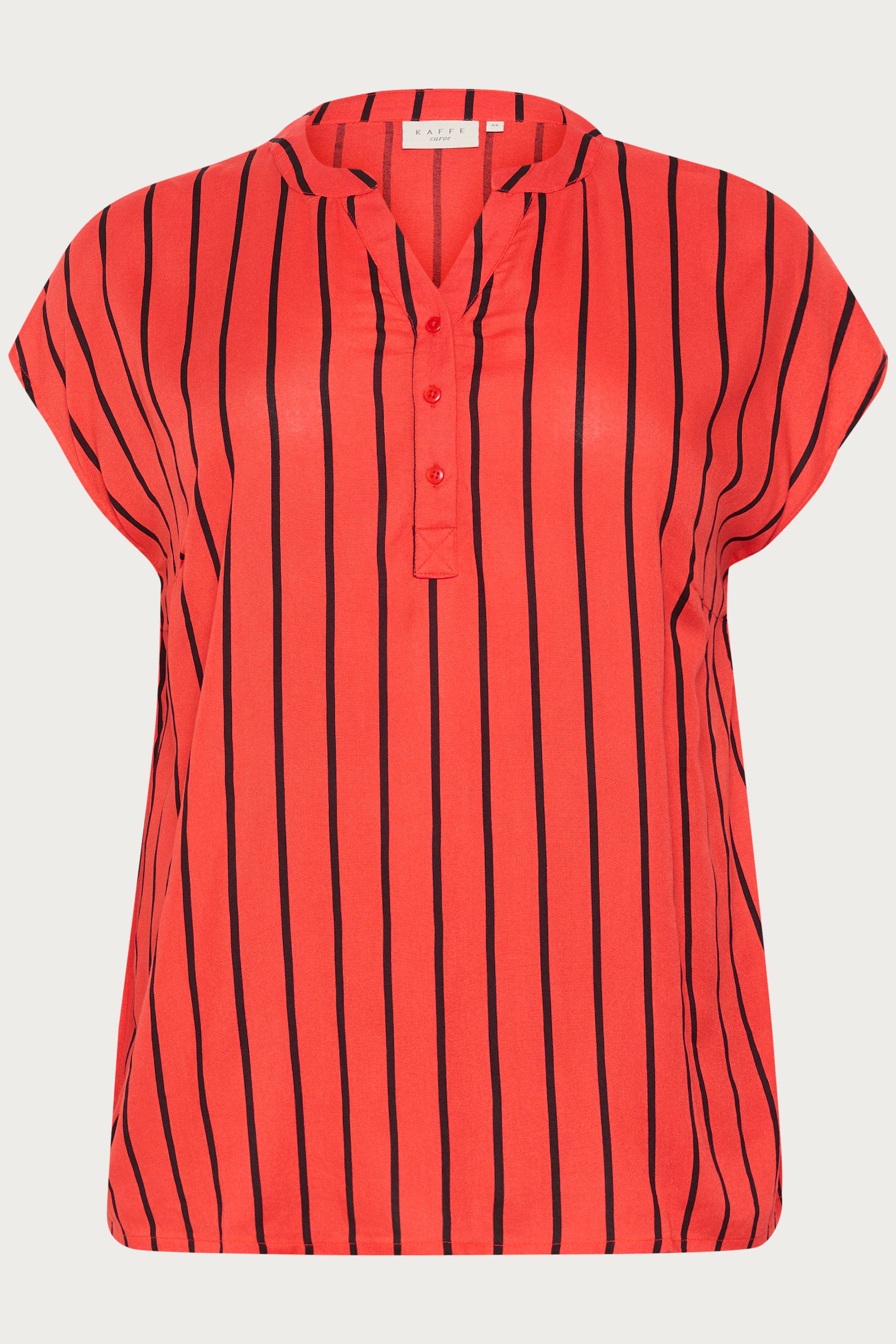 KAFFE Curve Kurzarmbluse Ärmellose Bluse KCsida günstig online kaufen