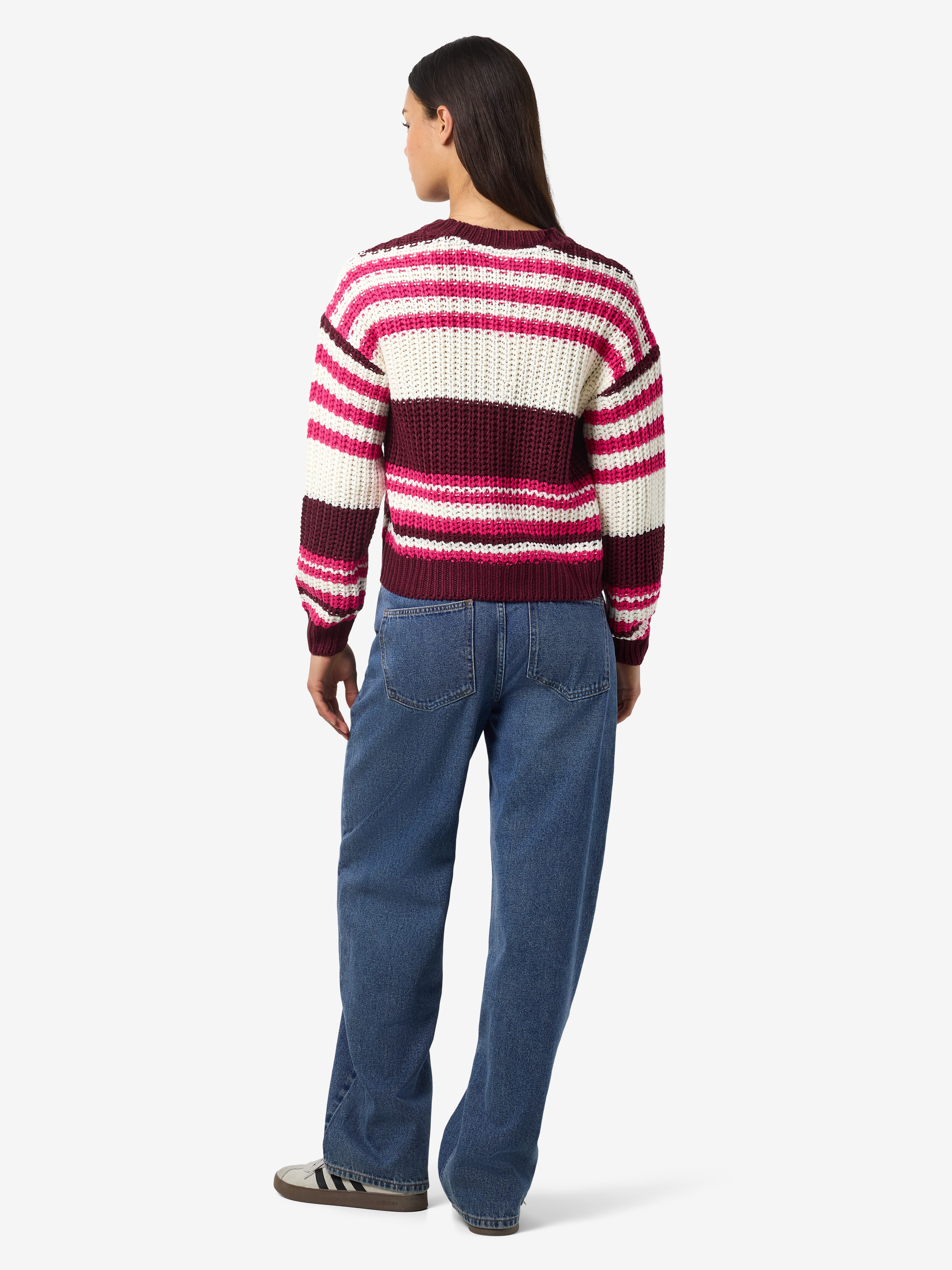 Noisy may Strickpullover NMCHARLIE L/S O-NECK KNIT NOOS kurze Form – Bild 5 von 5