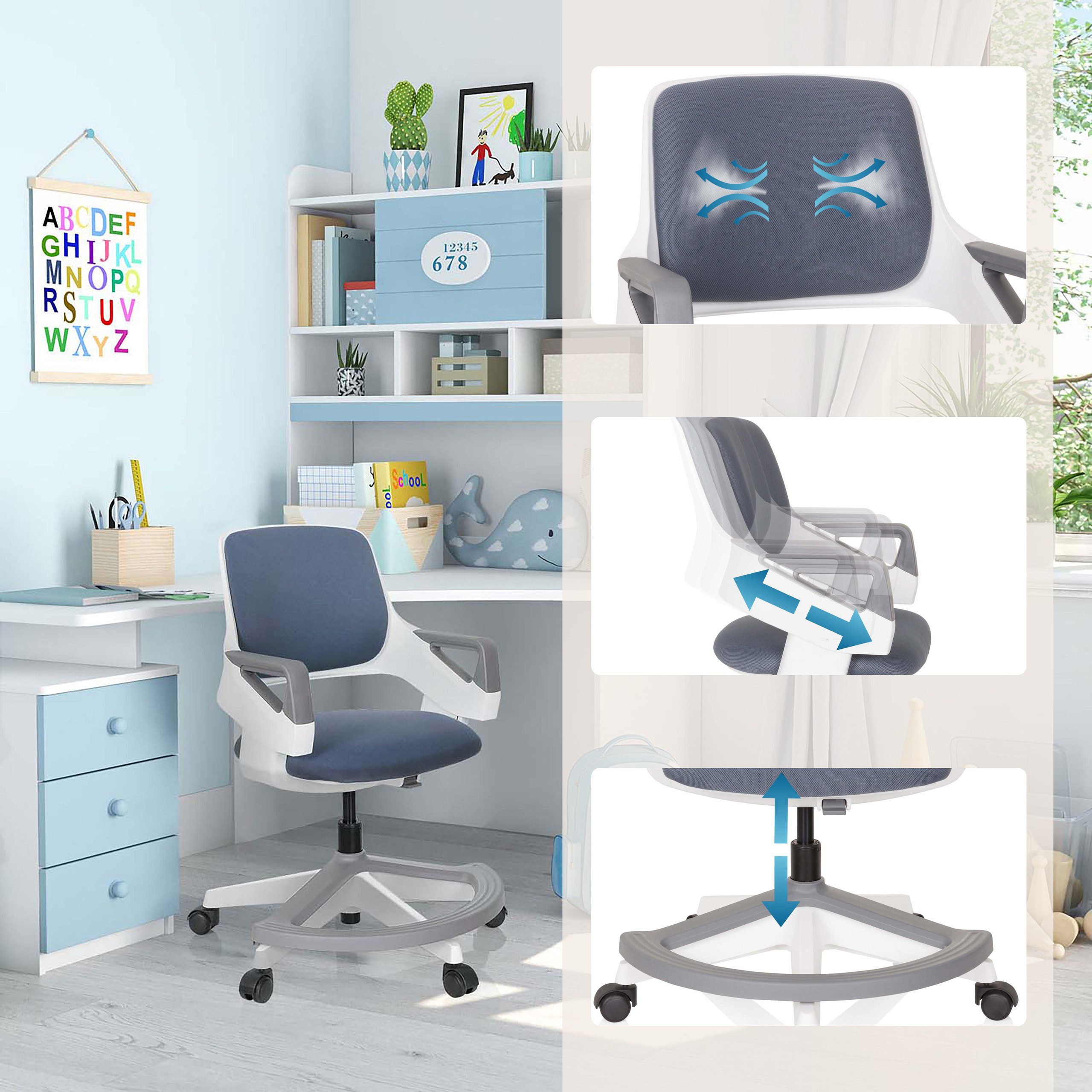 hjh OFFICE Drehstuhl Kinderdrehstuhl KID FLEX günstig online kaufen