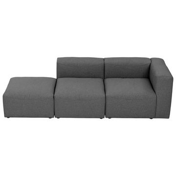 58 aufm Kessel Sofa Sofa 2-Sitzer + Hocker Kaleigh Bezug Flachgewebe, Sparpreis inkl. Kostenlosem Versand 1 Teile, hochwertig verarbeitet,bequemer Sitz