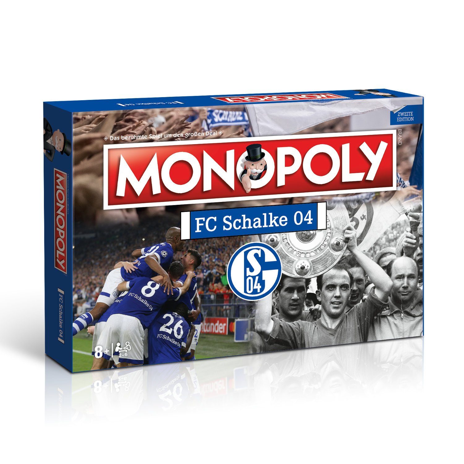 Winning Moves Spiel, Brettspiel Monopoly FC Schalke 04, Fußballfanartikel