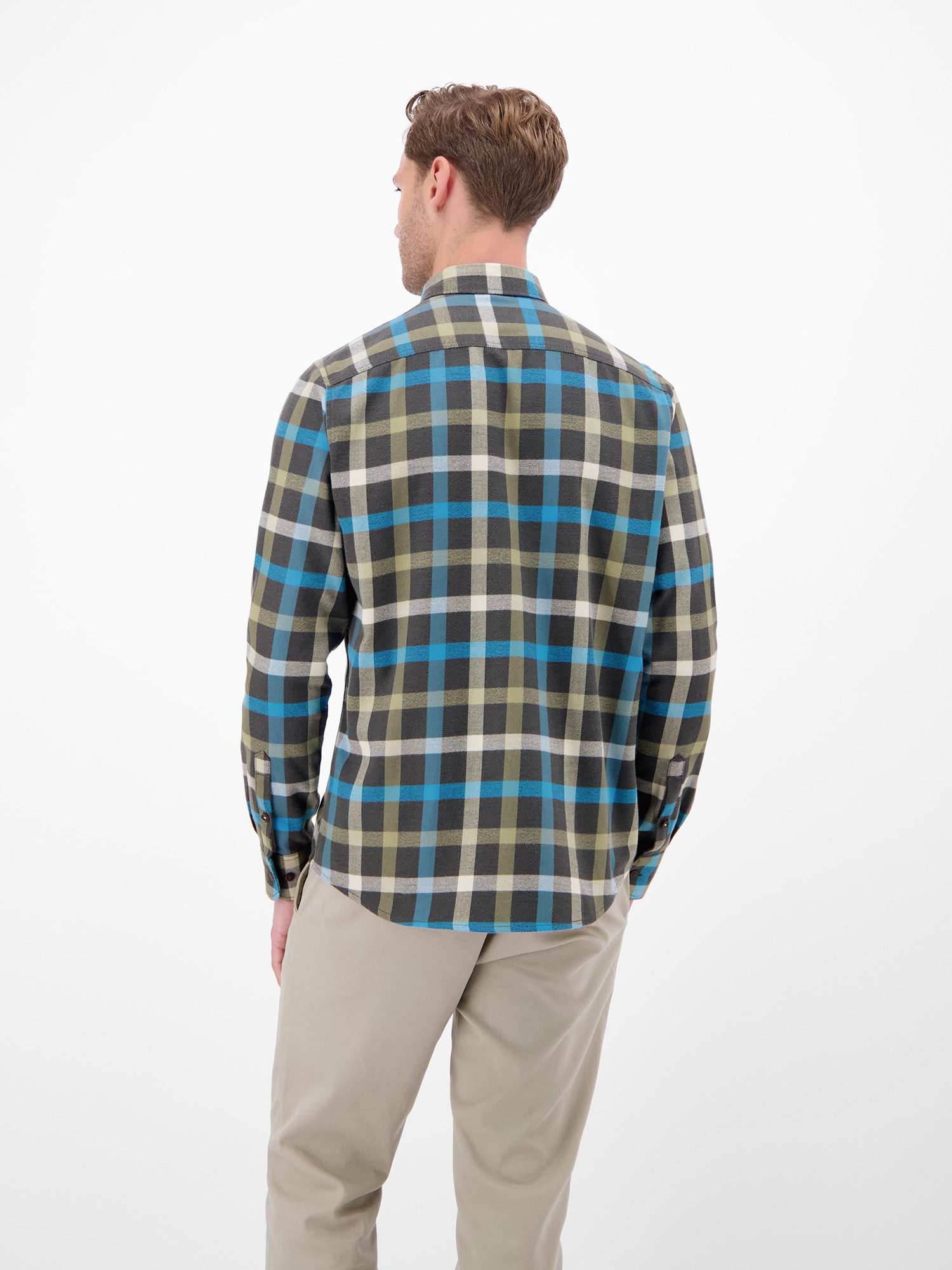 LERROS Flanellhemd Stylisches Flannelhemd, klassisch kariert