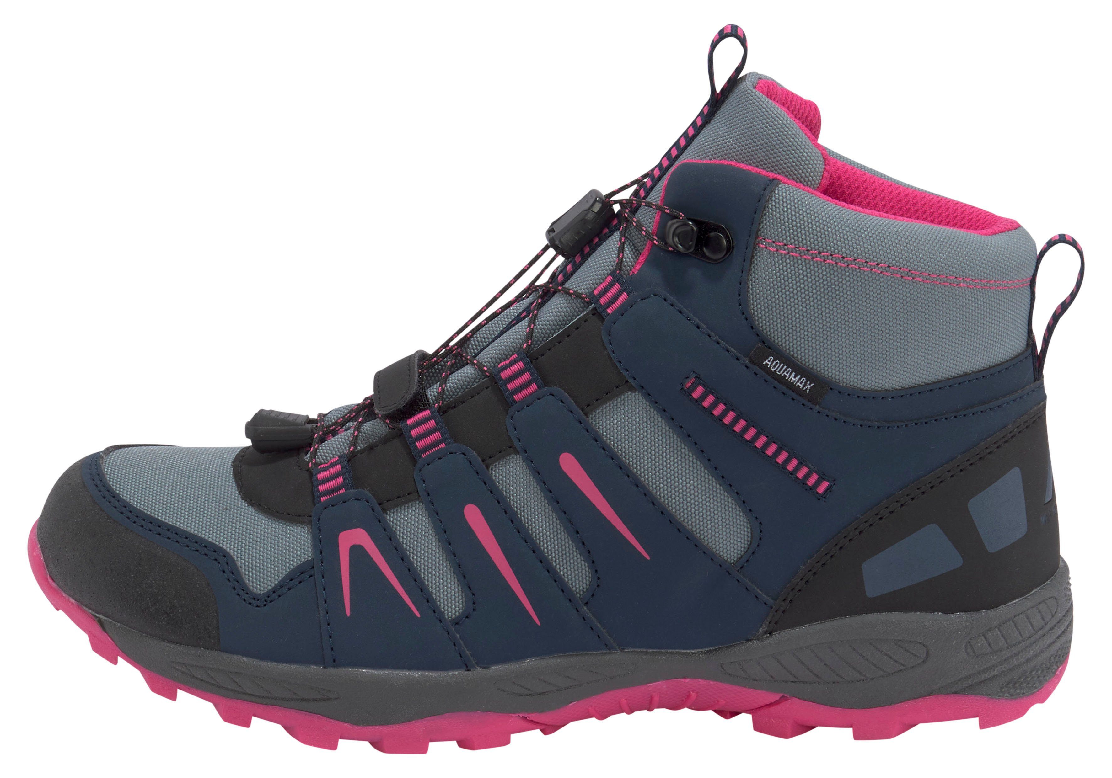 McKINLEY Sonnberg AQX Outdoorschuh Kinder navy-pink MID Jr. wasserdichte Trekkingschuhe für