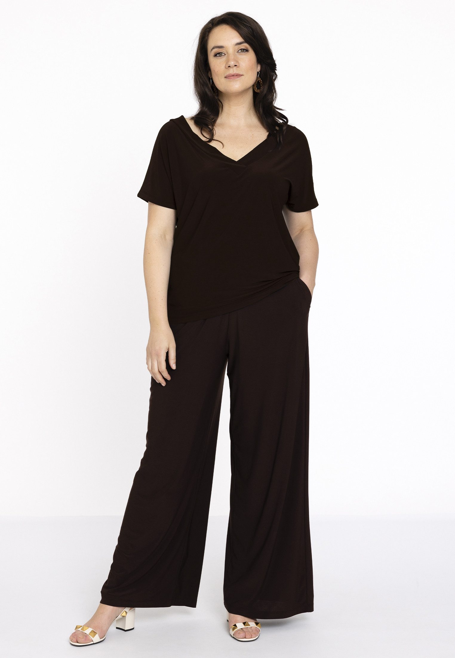 YOEK Bootcuthose Damen Hose Große Größen günstig online kaufen