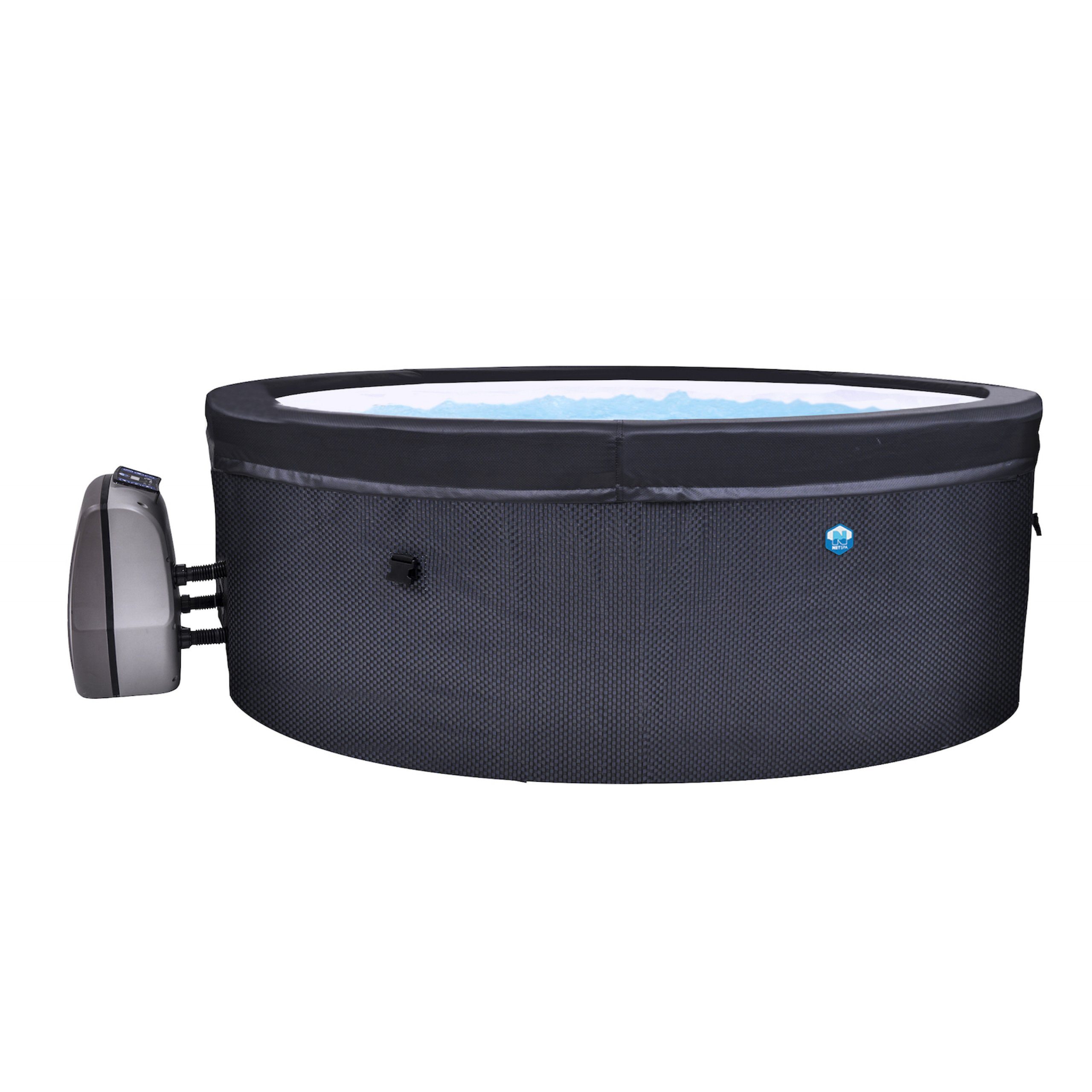 NetSpa Whirlpool NetSpa Vita Whirlpool halbstarr rund für 4 Personen Ø 156 x 73 cm