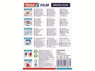 tesa Klebeband TESA film® Mini Abroller in 4 Farben + film®