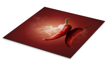 Posterlounge Alu-Dibond-Druck Johan Swanepoel, Red Hot Chili Stillleben, Küche Fotografie