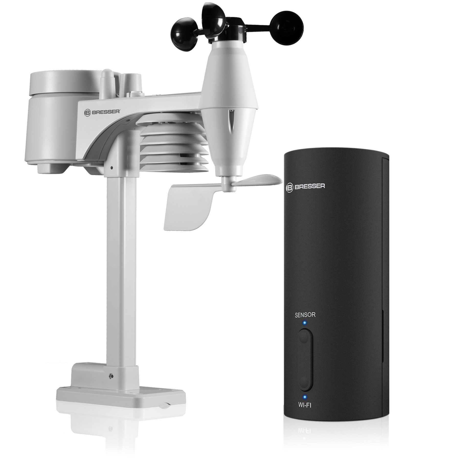 BRESSER BRESSER WLAN-Gateway-Wetterstation El Niño mit 7-in-1-Profi-Sensor Wetterstation