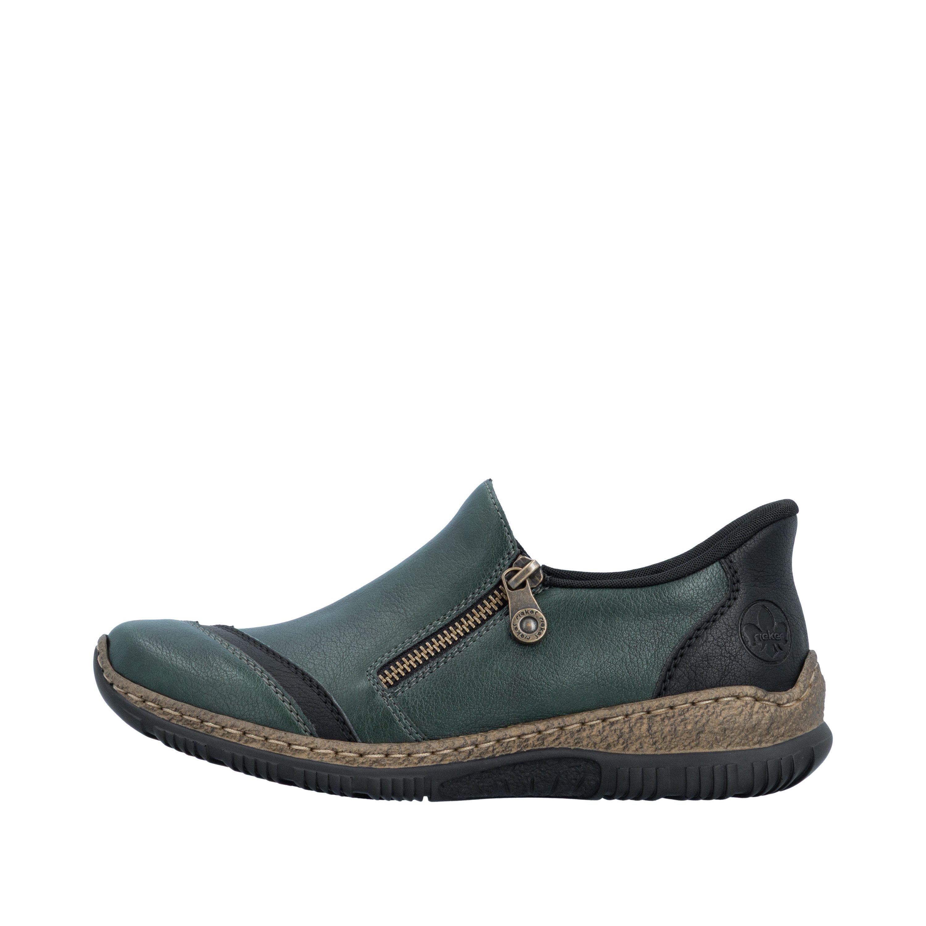 Rieker Ready2GO Slipper Casual-Halbschuh mit Reißverschluss und Stretcheinsatz – Bild 4 von 5