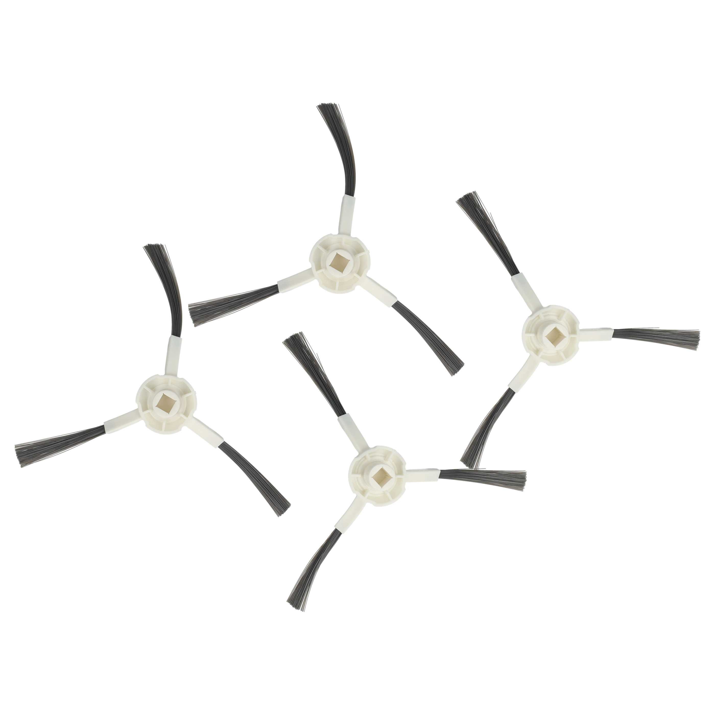 vhbw Bürste passend für Dreame L10, S10, X20, X10, W10S PRO, S20 Saugroboter, Zubehör für Dreame, (4-tlg)