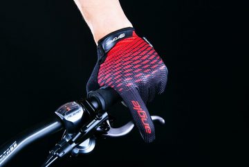 FORCE Fahrradhandschuhe Handschuhe FORCE MTB ANGLE rot-schwarz+15 °C und darüber