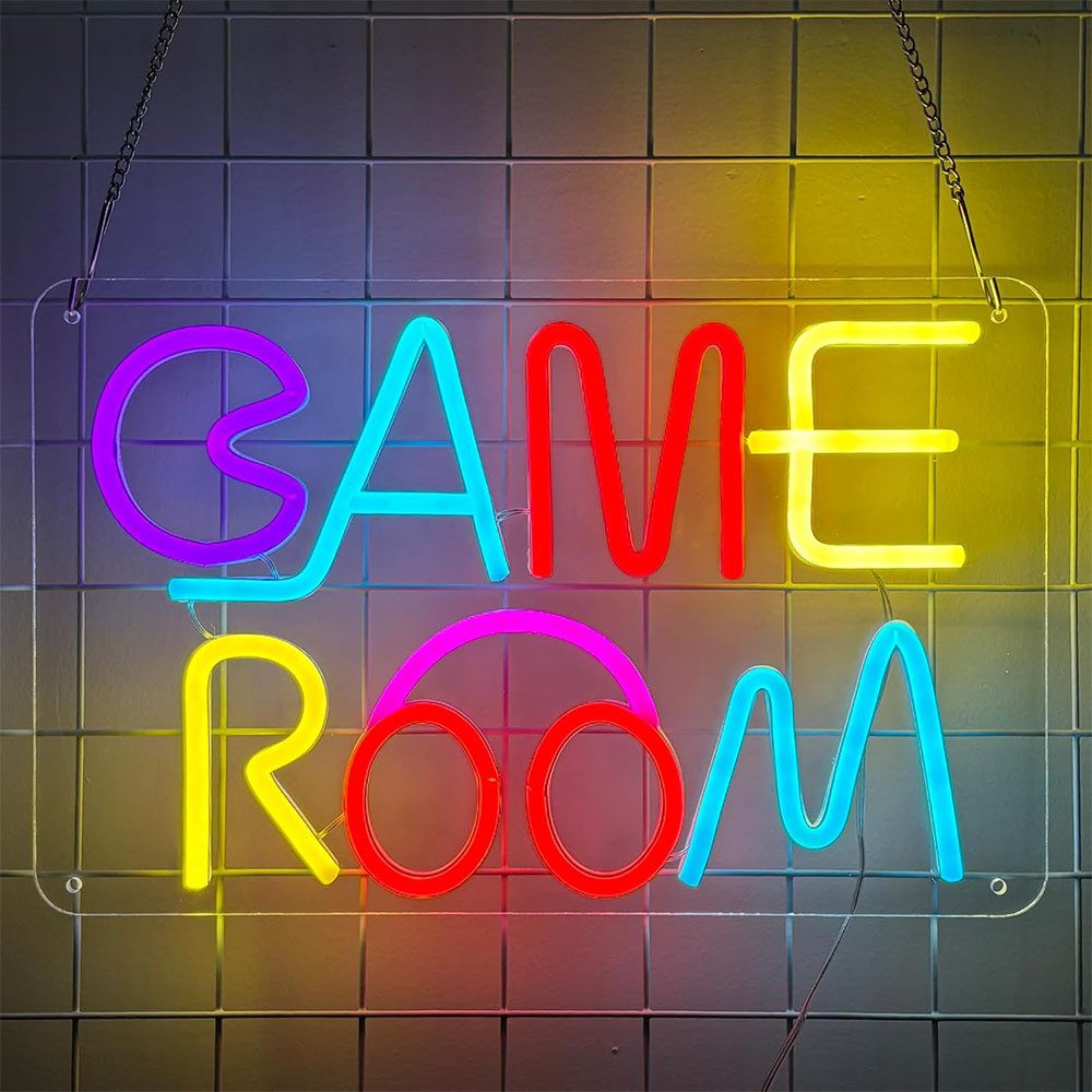 TUWENA LED Dekofigur Spielzimmer Neonlichter Wanddekoration Farbe LED Neon günstig online kaufen