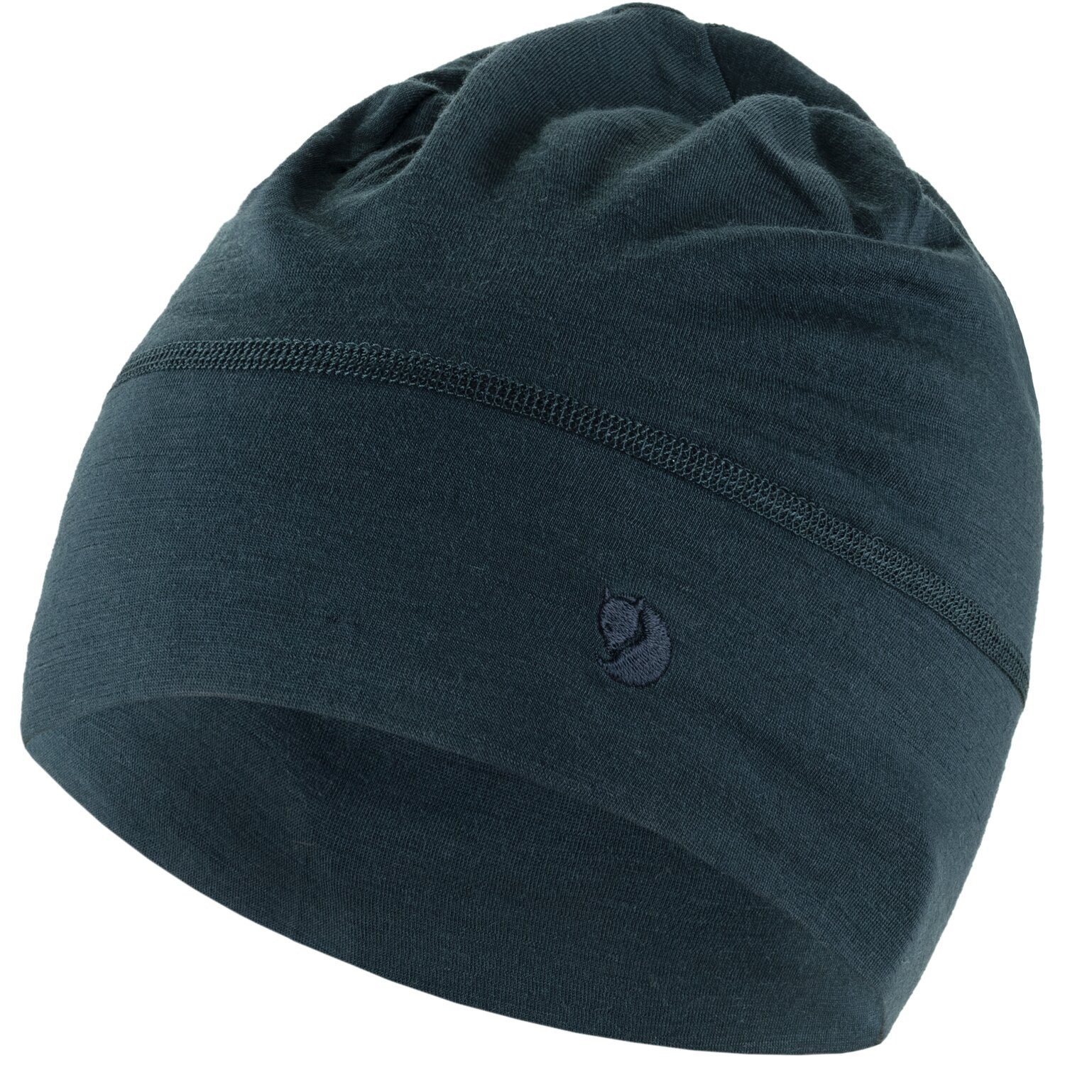 Fjällräven Skimütze Abisko Lite Wool Beanie 555 Dark Navy