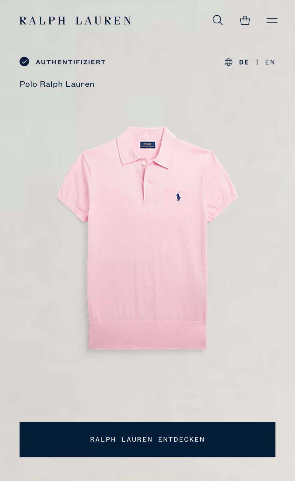 Polo Ralph Lauren Poloshirt Damen Strick Polo Hemd Pima-Baumwolle sofortige günstig online kaufen