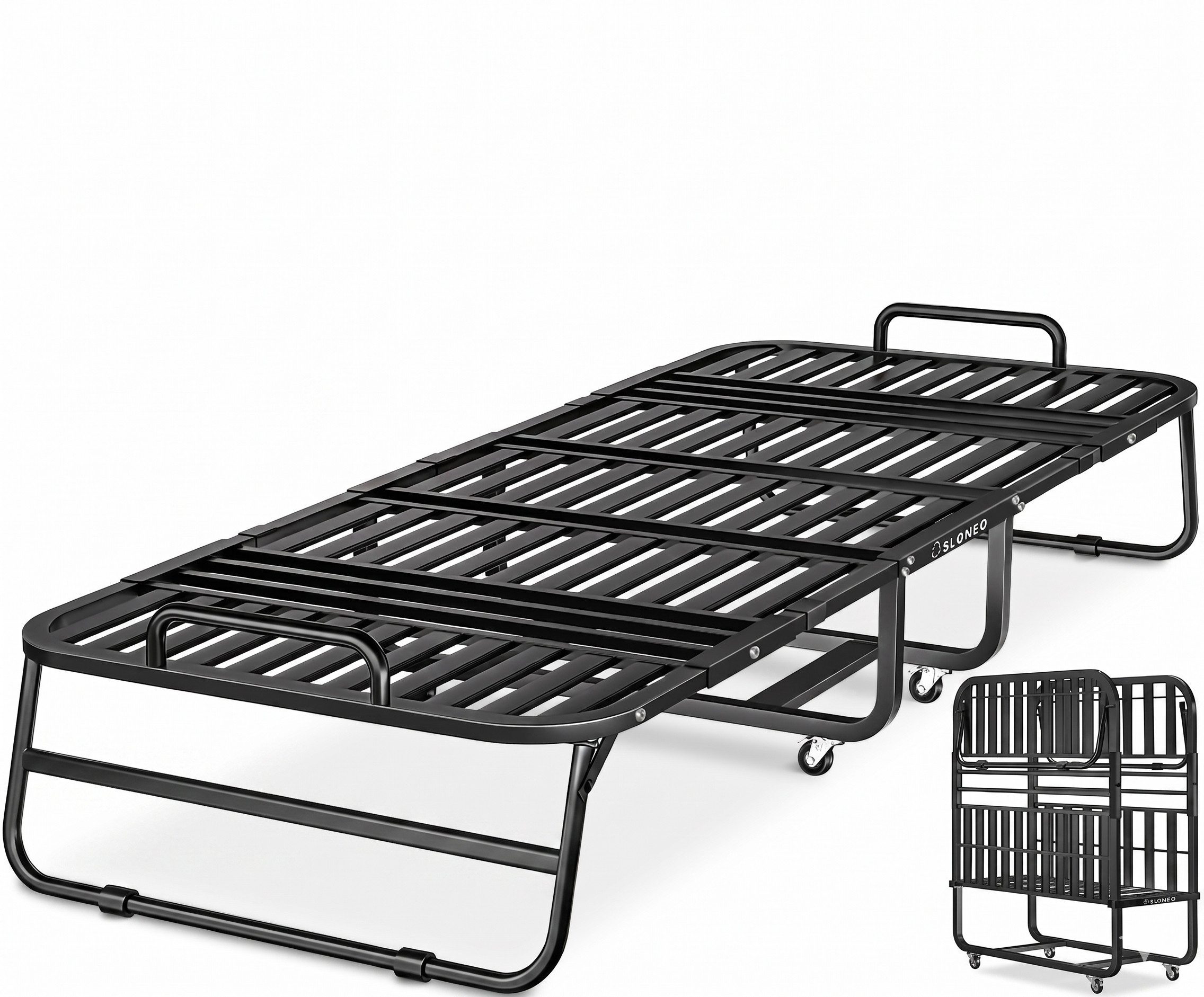 ELONEO Klappbett ELONEO Klappbett, Gästebett – stabil & platzsparend, Matratze optional
