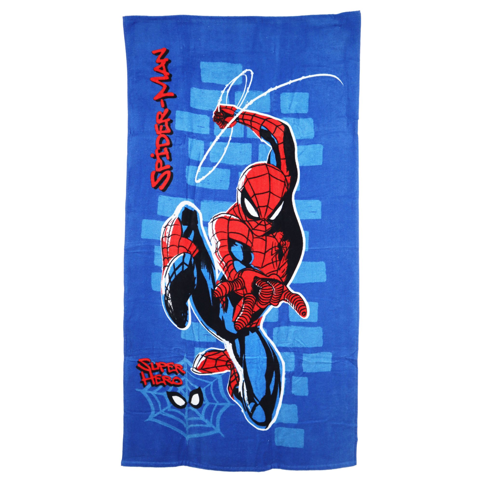 MARVEL Strandtuch Marvel Spiderman Badetuch 70x140 cm 100% Baumwolle